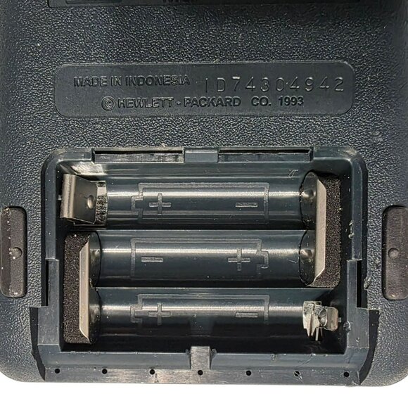 PARTS ONLY HP 48G Graphing Calculator 32K RAM Black Vintage Hewlett Packard READ - Picture 7 of 10